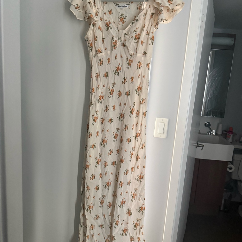 Reformation Lisola Floral Maxi Dress